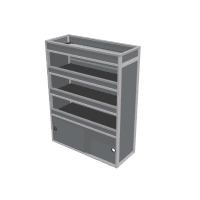 Van racking Volkswagen Transporter T6 L1H1 - 720152