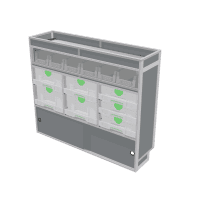 Van racking Peugeot Expert Long - 731135