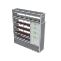 Van racking Volkswagen Crafter L3H3 RWD - 732342
