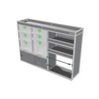 Van racking ID Buzz Cargo of Transportainer equipped with 6 drawers - 734020