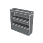 Van racking Opel Vivaro up to 2018 L2H1 DC - 739070