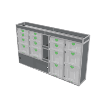 Van racking Volkswagen Transporter T7 L1H1 - 745010