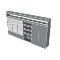 Van racking Volkswagen Crafter L3H3 RWD - 762362