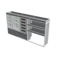 Van racking Volkswagen Transporter L2H1 - 750334