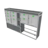 Volkswagen Transporter T7 L1H1 Professional Van racking - 745020