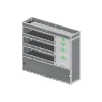 Bedrijfswageninrichting Ford Transit Custom 2024-heden L2H1 - 730247 met Festool lades