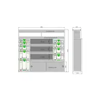 Fahrzeugeinrichtung Nissan Interstar L3H2 2024 bis heute – 742525 – 2D-Zeichnung
