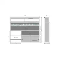 Fahrzeugeinrichtung Nissan Interstar L3H2 2024 bis heute – 742540 – 2D-Zeichnung