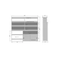 Fahrzeugeinrichtung Nissan Interstar L3H2 2024–heute – 742545 – 2D-Zeichnung
