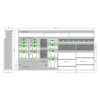 Nissan Interstar L3H2 Van racking with Festool Drawers and Storage Bins - 744145
