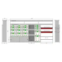 Fahrzeugeinrichtung Nissan Interstar L3H2 2024 bis heute – 774150 - 2D