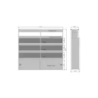 Fahrzeugeinrichtung Renault Master L3H2 2024–heute – 742550 – 2D-Zeichnung